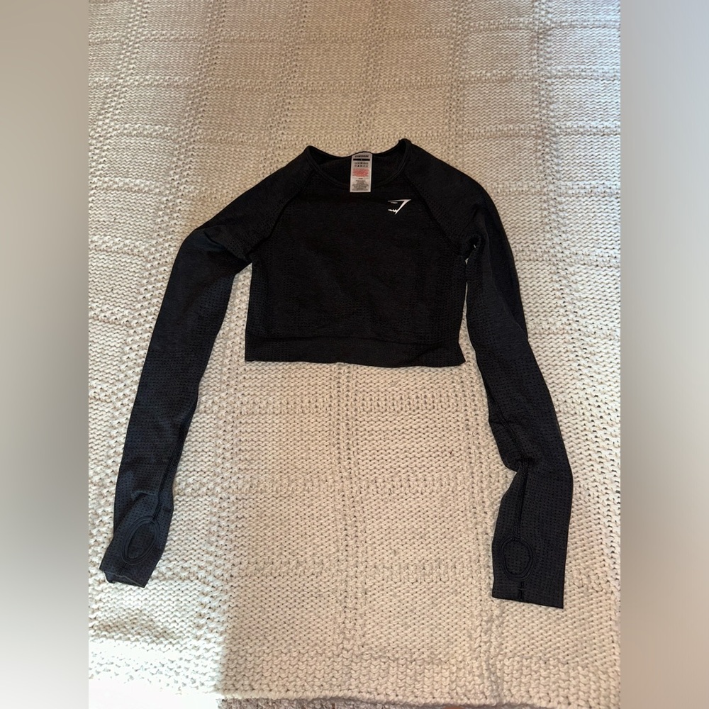 Gymshark Vital Seamless 2.0 Long Sleeve Crop Top Like New Women Small